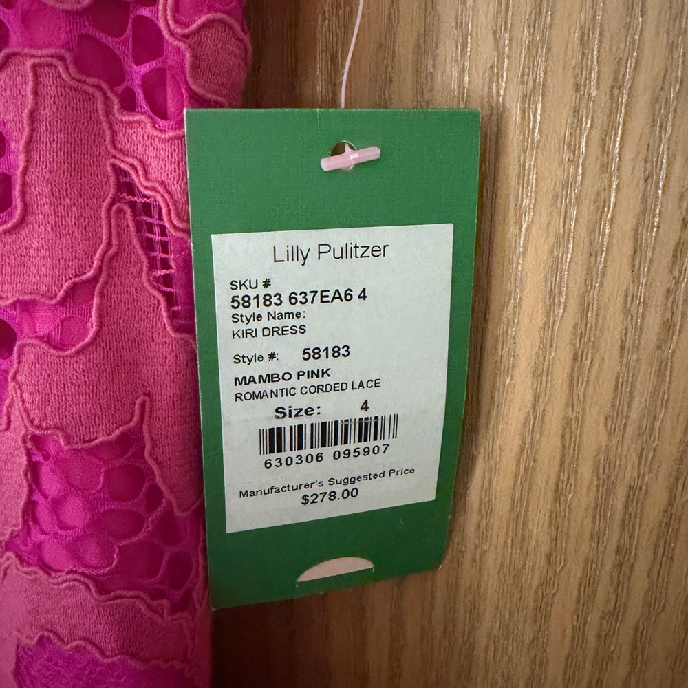 Lilly Pulitzer Pink Lace Mini Dress - Picture 3 of 9